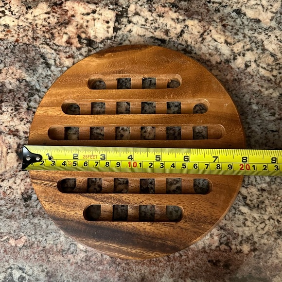 3 Wood Trivet, Hot Plates set - Picture 5 of 10